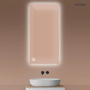 Oltens Nordlis lustro 60x120 cm prostokątne z oświetleniem od tyłu z matą grzewczą 64112000