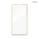 Oltens Nordlis lustro 60x120 cm prostokątne z oświetleniem z przodu z matą grzewczą złoty 64107800