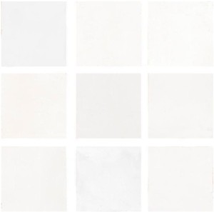 WOW Zellige White Matt 12,5x12,5 płytka ścienna