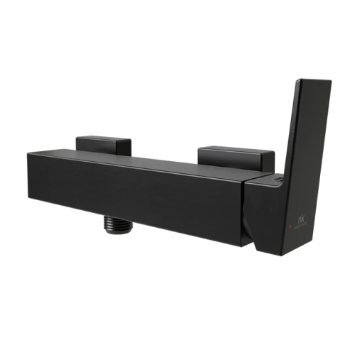 Noken Square 100284563- natynkowa, prysznicowa, jednouchwytowa bateria prysznicowa w kolorze ciemnej stali szczotkowanej "Brushed Titanium"
