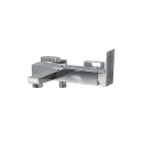 Noken Square 100266840- natynkowa, chromowana, jednouchwytowa bateria wannowo prysznicowa o geometrycznym designie