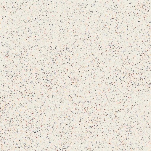 Gresowa płytka Impronta Decora Terrazzo Acrobaleno 120x120 IDE012ARC imitująca kolorowe lastryko na beżowym tle