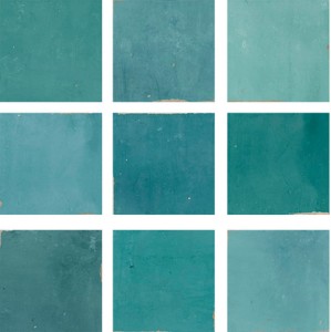 WOW Zellige Turques 12,5x12,5 płytka ścienna 