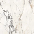 Gresowa płytka imitująca biały marmur z szarymi i beżowymi żyłami Sichenia Prestige Arabesque Satin 3D 60x60