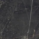 Płytka gresowa imitująca czarny strukturalny marmur ze złotą żyłą Sichenia Prestige Laurent Satin 3D 60x60