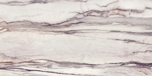 Wielkoformatowa, gresowa płytka imitująca marmur z fioletową żyłą Sant'Agostino Star Marble Purple Krystal 120x278 CSASMPK227 w połysku