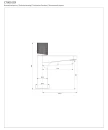 Bateria umywalkowa Omnires CONTOUR stojąca chrom połysk CT8010CR - rysunek techniczny