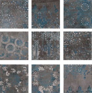 WOW Chateau Antique Graphite 18,5x18,5 płytka gresowa