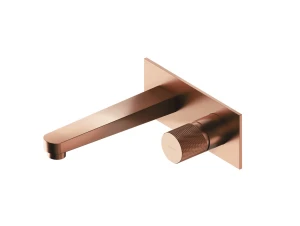 Omnires CONTOUR bateria umywalkowa podtynkowa miedź szczotkowana CT8015CPB
