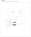 Bateria umywalkowa podtynkowa Omnires CONTOUR złoty szczotkowany CT8015GLB - rysunek techniczny