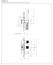 Bateria prysznicowo-wannowa podtynkowa Omnires CONTOUR z rączką prysznicową miedź szczotkowana CT8035-1CPB - rysunek techniczny