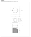 Bateria prysznicowa podtynkowa Omnires CONTOUR antracyt szczotkowany CT8045AT - rysunek techniczny