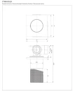 Bateria prysznicowa podtynkowa Omnires CONTOUR złoty szczotkowany CT8045GLB - rysunek techniczny