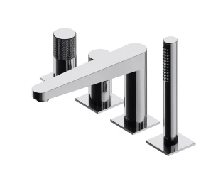 Omnires CONTOUR bateria wannowa 4-otworowa chrom połysk CT8032CR