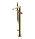 Bateria wannowo-prysznicowa wolnostojąca Omnires CONTOUR złoty szczotkowany CT8033GLB
