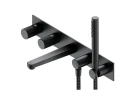 Bateria wannowa 5-otworowa podtynkowa Omnires CONTOUR antracyt szczotkowany CT8037-1AT