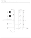 Bateria wannowa 5-otworowa podtynkowa Omnires CONTOUR miedź szczotkowana CT8037-1CPB - rysunek techniczny