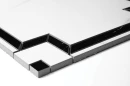Dunin Crossington Carrara GP 30x30 marmurowa mozaika w stylu Royal w czarnym i białym kolorze