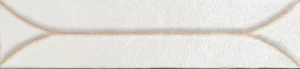 Marazzi Terramater Vaniglia Struttura 3D Losanga Lux 9,1x37,5 MPM5 biała płytka ścienna monokolor w rzemieślniczym wykonaniu pochodzenia włoskiego