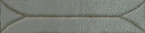 Marazzi Terramater Lichene Struttura 3D Losanga Lux 9,1x37,5 MPM3 płytka ścienna monokolor w rzemieślniczym wykonaniu w zielonym odcieniu