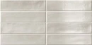 Delconca Ghiaccioli GH 5 Marzapane Brick 6x25- szara ścienna płytka cegiełka w połyskującym wykończeniu powierzchni.