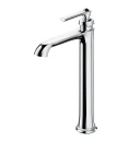 Wysoka bateria umywalkowa w stylu retro Omnires ARMANCE stojąca chrom połysk AM5213CR