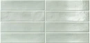 Delconca Ghiaccioli GH 3 Lattementa Brick 6x25- miętowa ścienna płytka cegiełka w połyskującym wykończeniu.