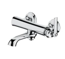Bateria wannowa ścienna w stylu retro Omnires ARMANCE chrom połysk AM5230CR