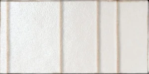 Marazzi Terramater Vaniglia Struttura 3D Ritmo Lux 18,6x37,5 MPM8 biała strukturalna płytka ścienna włoska monokolor w rzemieślniczym wykonaniu 