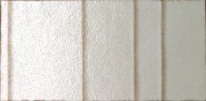 Marazzi Terramater Dune Struttura 3D Ritmo Lux 18,6x37,5 MPMA beżowa połyskująca strukturalna płytka ścienna monokolor w rzemieślniczym wykonaniu z włoch
