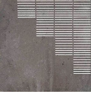 WOW Chateau Lines Graphite 18,5x18,5 płytka gresowa