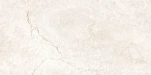 Ecoceramic Bruma White Matt 60x120 szary kamień z ciemnymi pęknięciami i przebarwieniami