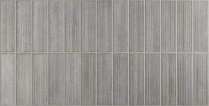 Gayafores Deco Kirei Grey 32x62,5 szary lamelowany dekor ścienny w połysku