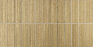 Gayafores Deco Kirei Honey 32x62,5 żółty lamelowany dekor ścienny w połysku