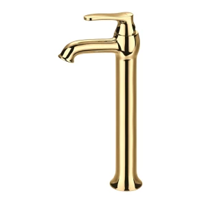 Omnires ART DECO bateria umywalkowa wysoka stojąca złoty połysk AD5112GL