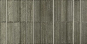 Gayafores Deco Kirei Olive 32x62,5 zielony lamelowany dekor ścienny w połysku
