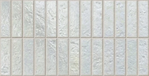 Gayafores Deco River Aqua 32x62,5- Niebieska, dekoracyjna, ryflowana, ścienna płytka dekoracyjna w połysku