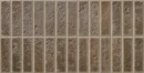 Gayafores Deco River Caramel 32x62,5- ścienna, rustykalna, ryflowana płytka dekoracyjna w brązowym kolorze i połysku