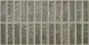 Gayafores Deco River Green 32x62,5 zielona strukturalna dekoracja ścienna