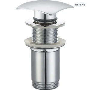 Oltens Rovde (S) korek do umywalki klik klak kwadratowy bez przelewu G 1 1/4 chrom 05202100