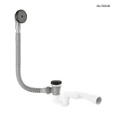 Oltens Anker syfon do wanny czarny mat 03003300