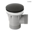 Oltens Anker syfon do wanny czarny mat 03003300