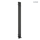 Oltens Stang grzejnik łazienkowy 180x15 cm czarny mat 55011300