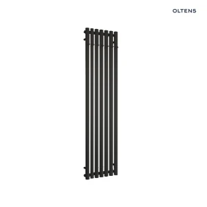 Oltens Stang grzejnik łazienkowy 150 x 37 cm czarny mat 55028300