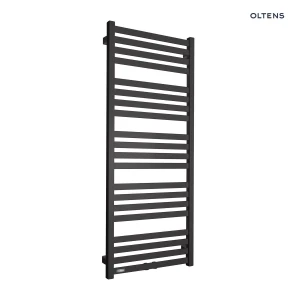 Oltens Vanlig grzejnik łazienkowy 121x50 cm czarny mat 55008300