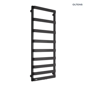 Oltens Varme grzejnik łazienkowy 129,5x50 cm czarny mat 55002300