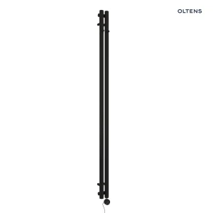 Oltens Stang (e) grzejnik elektryczny 180x9,5 cm czarny mat 55110300