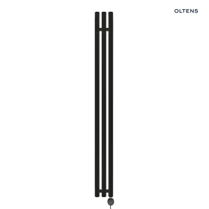 Oltens Stang (e) grzejnik elektryczny 150x15 cm czarny mat 55119300