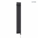 Oltens Stang (e) grzejnik elektryczny 180x26 cm czarny mat 55117300
