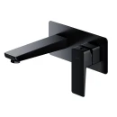 Bateria umywalkowa podtynkowa Omnires PARMA czarny mat PM7415BL